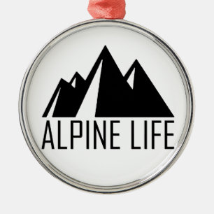 Alpenleben Ornament Aus Metall