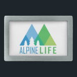 Alpenleben Rechteckige Gürtelschnalle<br><div class="desc">Liebe der Hochgebirge gibt es keine andere Umwelt auf der Erde,  die Ihr Soul wie die Alpenumgebung reinigt. Zeigen Sie Ihre Liebe des Alpenlebens!</div>