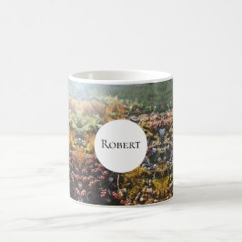 Alpenpflanzen Monogramm Tasse