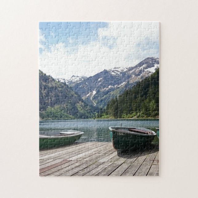 Alpensee Puzzle (Vertikal)