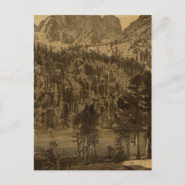 Alpensee, Sierra Nevada Postkarte (Vorderseite)
