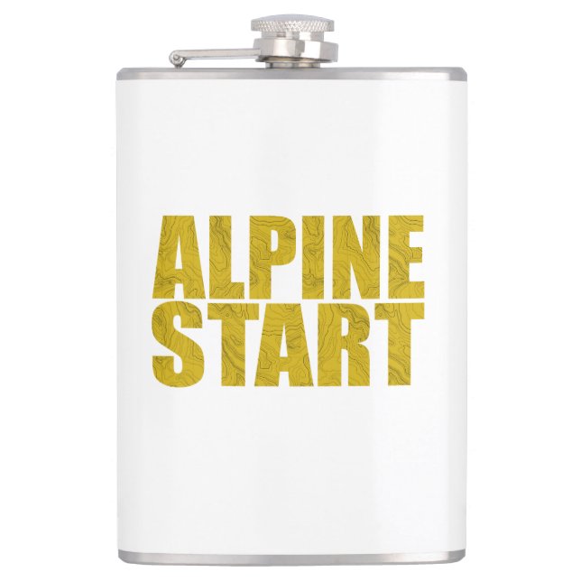 Alpenstart (Topo) Flachmann (Vorderseite)