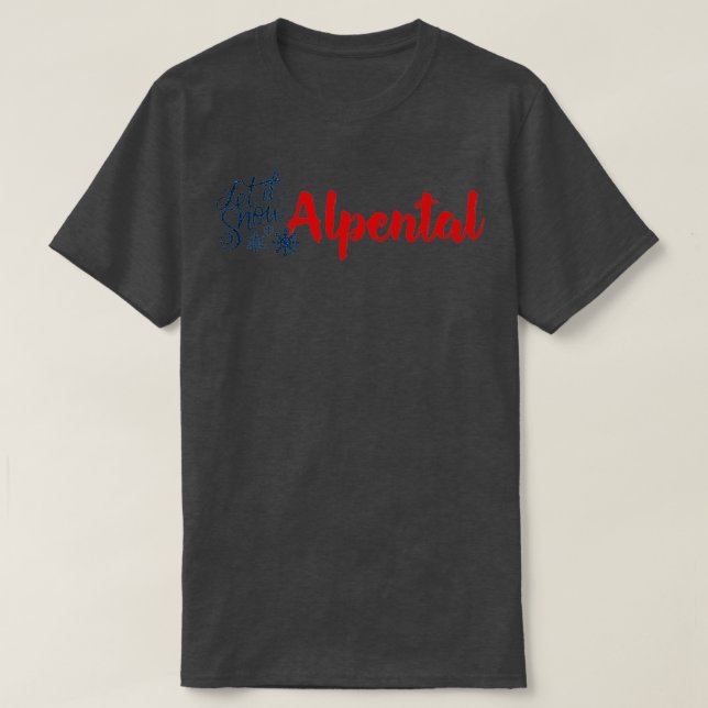 Alpental and Snow Fun T-Shirt (Design vorne)