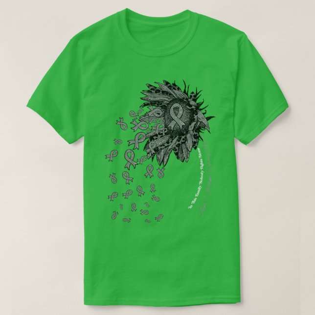 Alpha1 Antitrypsin Mangel Bewusstsein Sonnenblume T-Shirt (Design vorne)