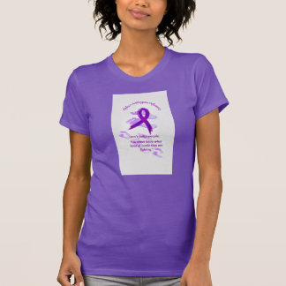 Alpha 1 Antitrypsin lila T-Stück T-Shirt