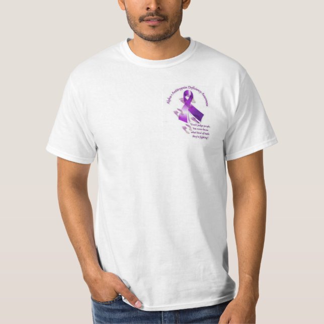 Alpha 1 Antitrypsin Weiß-T-Shirt T-Shirt (Vorderseite)