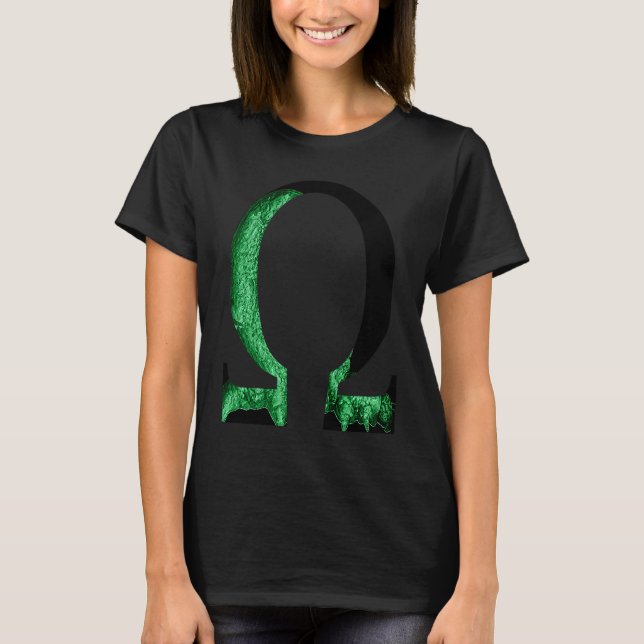 Alpha and Omega Artistic Psychedelic Caterpillar T-Shirt (Vorderseite)