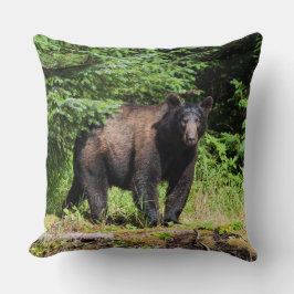 Alpha Black Bear Kissen