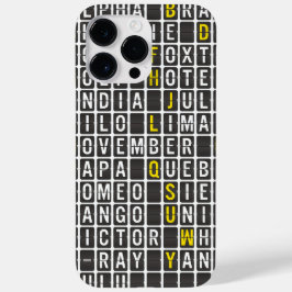 Alpha-Bravo-Charlie Case-Mate iPhone 14 Pro Max Hülle