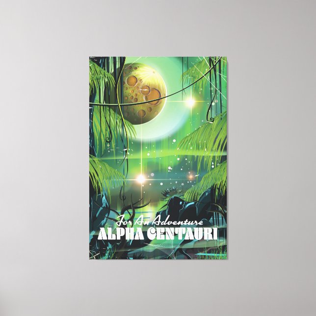 Alpha Centauri Retrosumpf Leinwanddruck (Vorderseite)