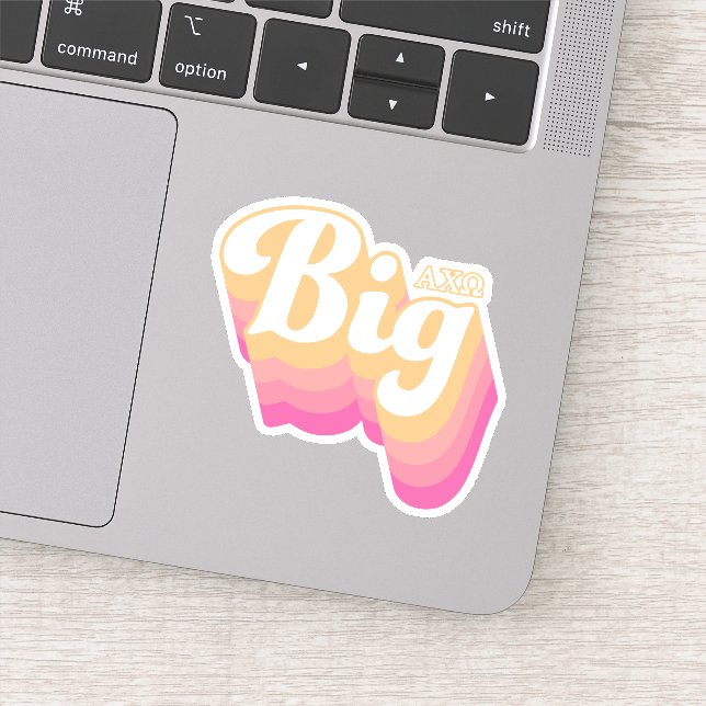 Alpha Chi Omega | Big Aufkleber (Detail)