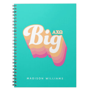 Alpha Chi Omega Big Notizblock