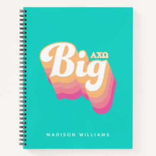 Alpha Chi Omega Big Notizbuch