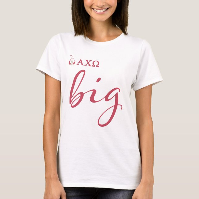 Alpha Chi Omega | Big Script T-Shirt (Vorderseite)