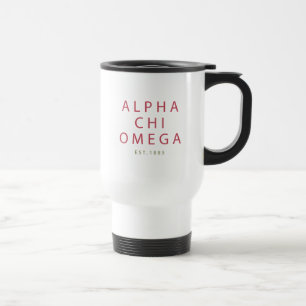 Alpha Chi Omega Gegr. 1885 Reisebecher