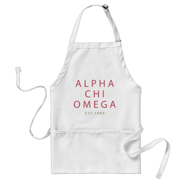 Alpha Chi Omega | Gegr. 1885 Schürze (Vorne)