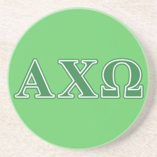 Alpha Chi Omega Griechische Buchstaben Sandstein Untersetzer