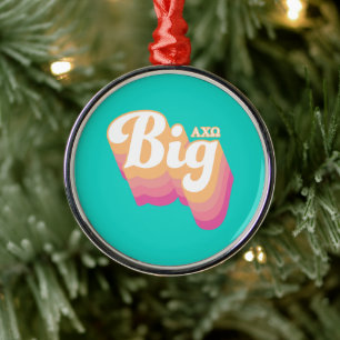 Alpha Chi Omega  groß Ornament Aus Metall