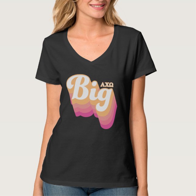 Alpha Chi Omega| groß T-Shirt (Vorderseite)