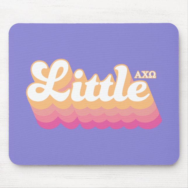 Alpha Chi Omega | Kleine Schwester Mousepad (Vorne)