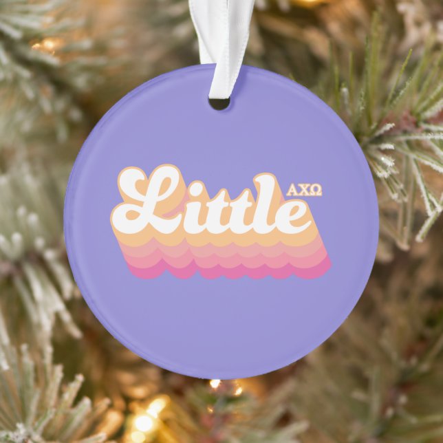 Alpha Chi Omega | Kleine Schwester Ornament (Baum)