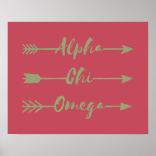 Alpha Chi Omega   Pfeile Poster