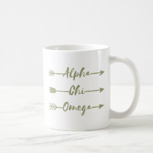 Alpha Chi Omega Pfeile Tasse