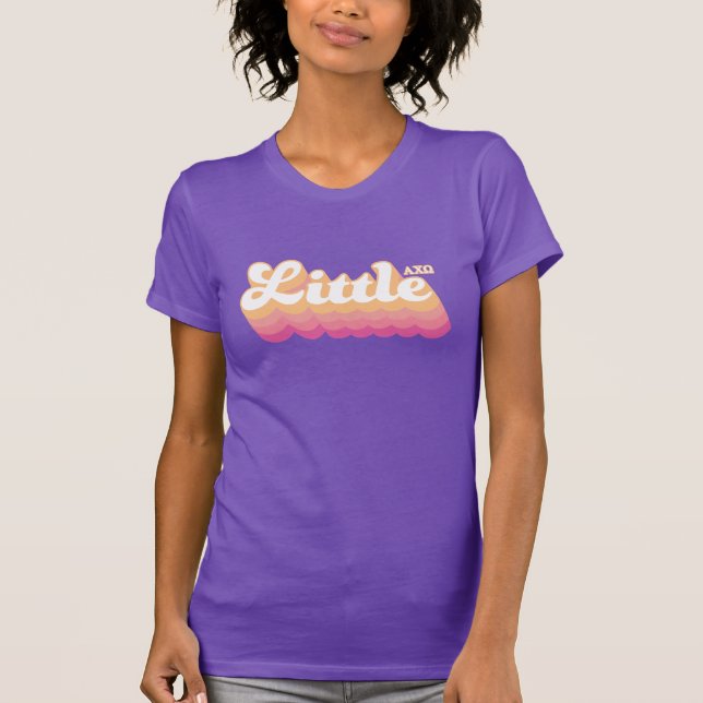 Alpha Chi Omega| wenig T-Shirt (Vorderseite)