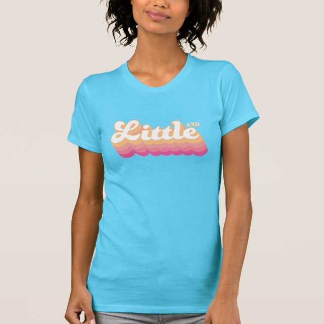 Alpha Chi Omega| wenig T-Shirt (Vorderseite)
