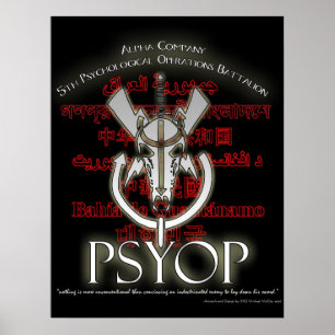 Alpha Company 5th PSYOP BN Poster