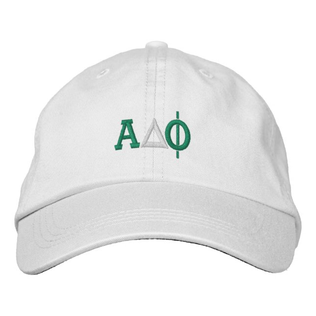 ALPHA DELTA PHI EMBROIDERED BASEBALL CAP BESTICKTE BASEBALLKAPPE (Vorderseite)