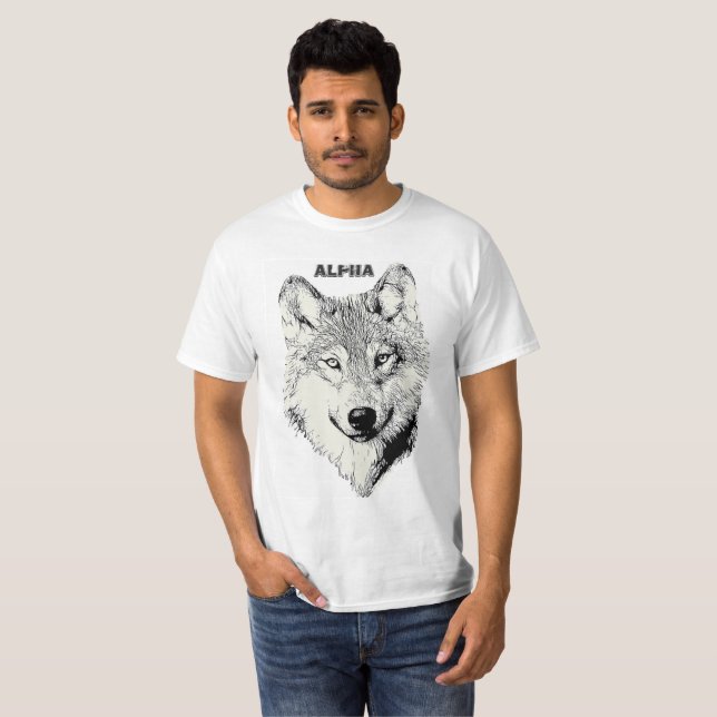 Alpha Design Men's Basic-T - Shirt (Vorne ganz)