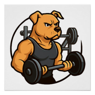 Alpha Dog Gym Kraft freigesetzt Poster