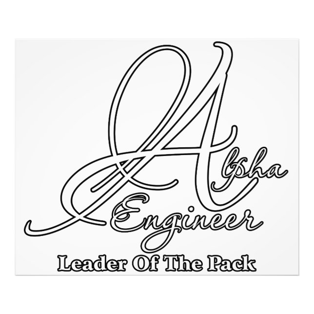 Alpha Engineer Fotodruck (Vorne)