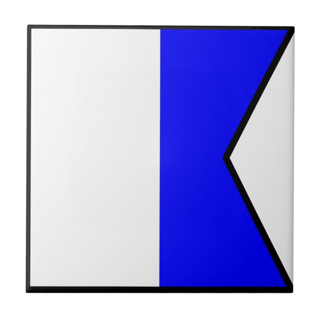 Alpha Fliese (Vorderseite)