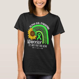 Alpha Gal Syndrom Sonnenblumen Rainbow Awareness T-Shirt