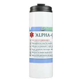 ALPHA-GAL SYNDROM TUMBLER THERMOSBECHER