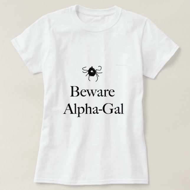 Alpha Gal T Shirt (Design vorne)