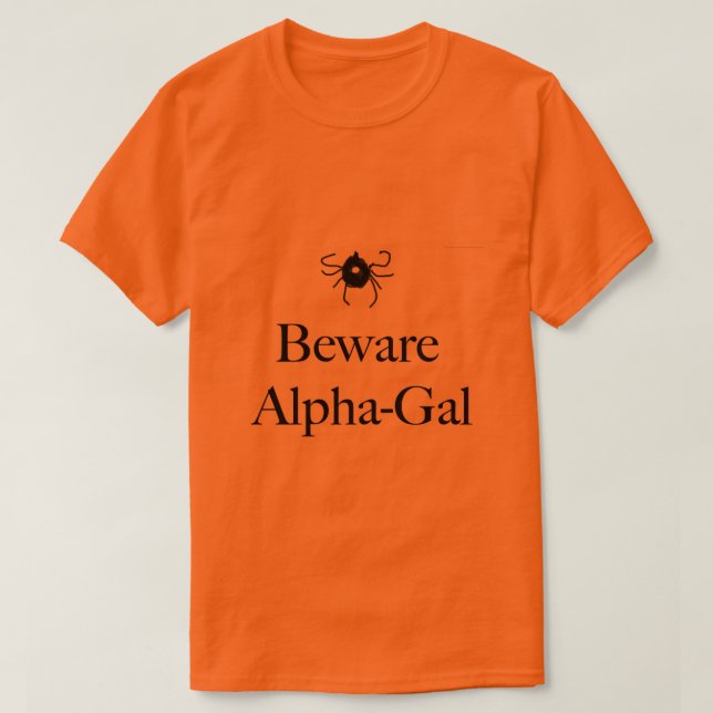 Alpha-Gal-T-Shirt für Männer T-Shirt (Design vorne)