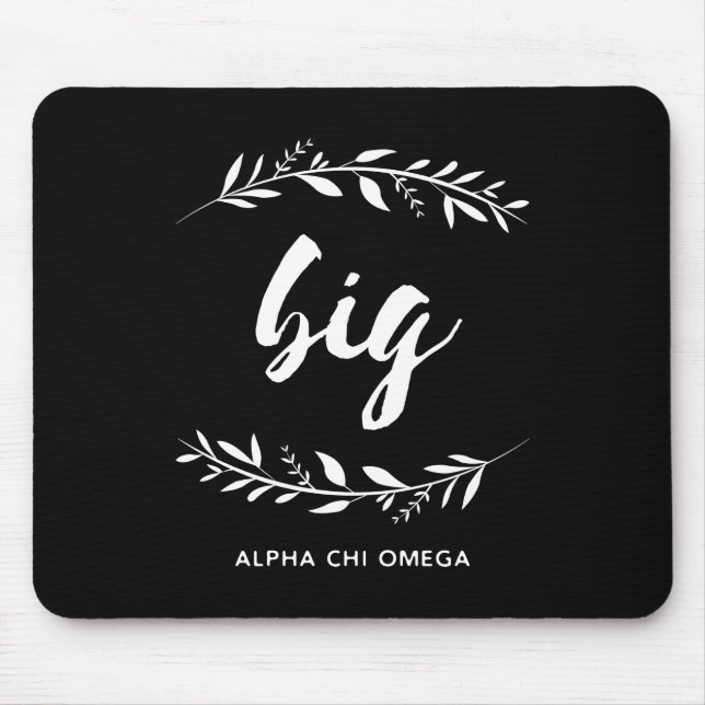 Alpha großer Kranz Chi-Omegas | Mousepad (Vorne)