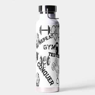 Alpha Hydration Flask Dumbell Venen Design Trinkflasche