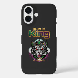 Alpha-König Motivations- iPhone 16 Hülle