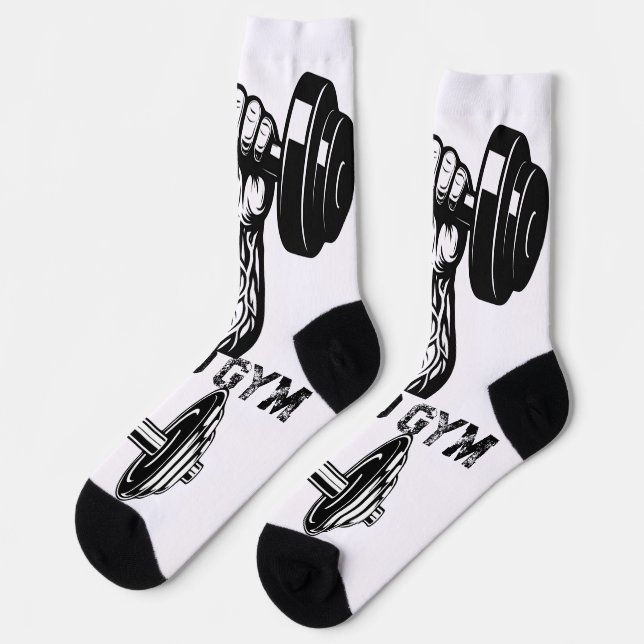 Alpha Lift Socken - Vascular Hand Holding Dumbell (Linkes Detail)