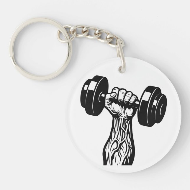 Alpha Lifter Schlüsselanhänger Muskeldesign (Vorderseite)