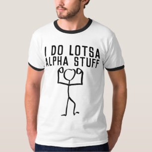 ALPHA MALE Funny MEN'S T - Shirt