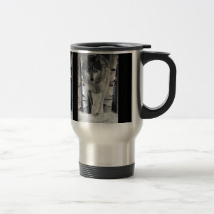 Alpha Male GRAY TIMBER WOLF Wildlife Gift Tasse