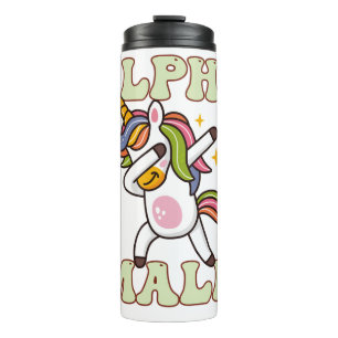 Alpha Male Ironic Unicorn 1 Thermosbecher