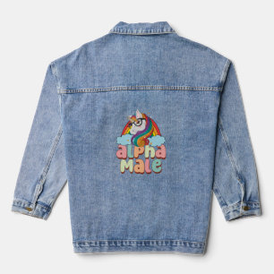 Alpha Male Ironic Unicorn 2 Jeansjacke