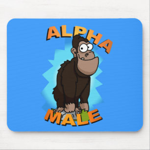 Alpha-Männchen-Mausunterlage Mousepad