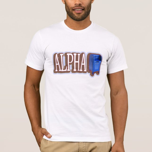 Alpha-Männchen T-Shirt (Vorderseite)